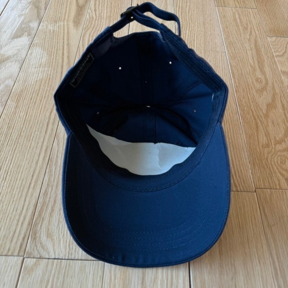 Yupoong Cotton‎ Navy Blue 6 Panel Baseball Hat New - Joe Goldberg Style Hat - Picture 5 of 7